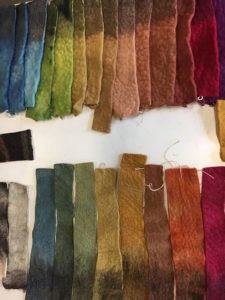 Rotterdamse wol gekleurd met organische verfstoffen
